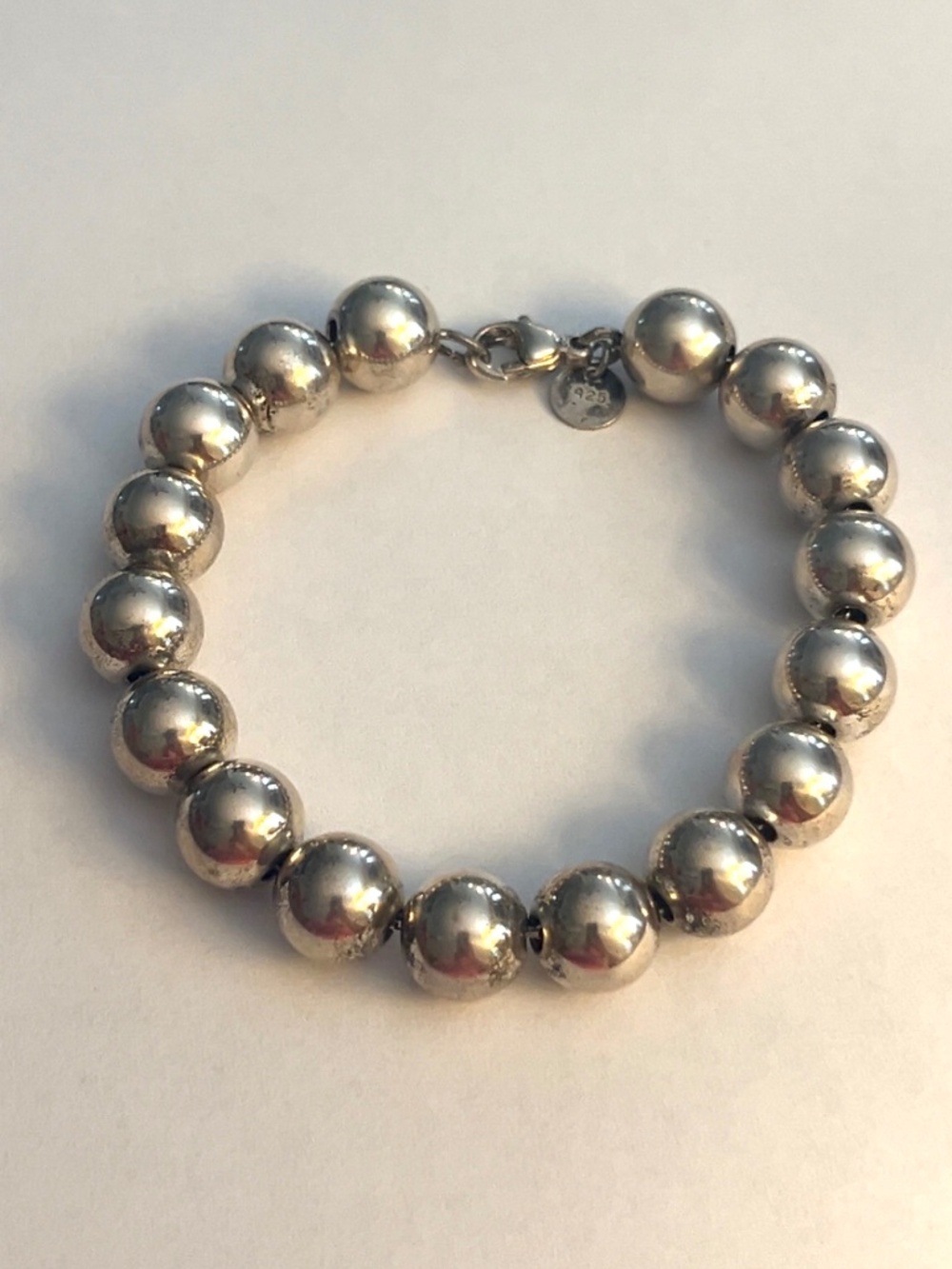 Tiffany & Co. Sterling Silver 925 Bead Bracelet
